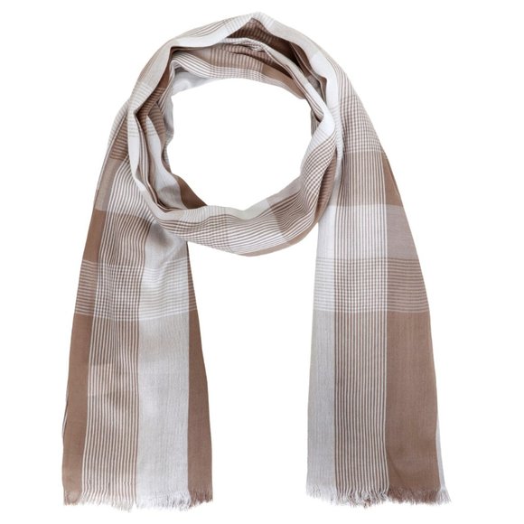 Women's Long Cotton Scarfs for Evening, Unique Gift for Women Accessories - Picture 1 of 3